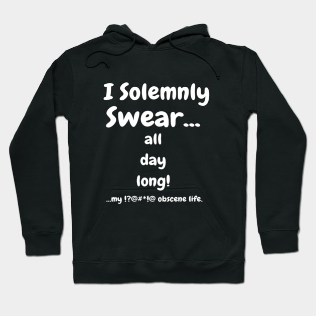 I Solemnly Swear All Day Long Comical Apparel, Mug, Sticker Hoodie by DeniseMorgan